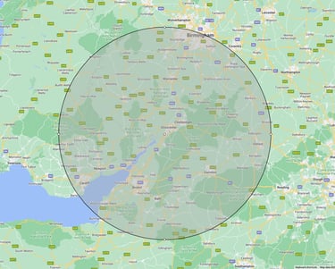 areas that company DesignerDriveways operates in