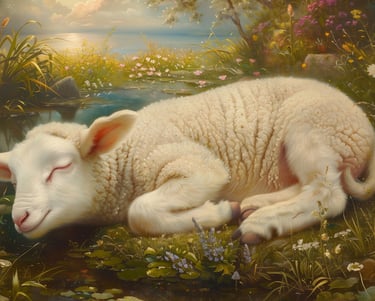 Psalm 23 The Lord is my shepherd safe and secure