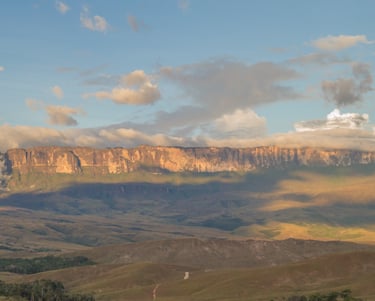 Vista de la pared sur del Tepuy Roraima