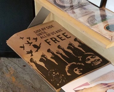 Image of Magazine cover "Side By Side Until All Of Us Are Free"