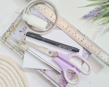How to start card making - Basic tools, material and techniques for card making