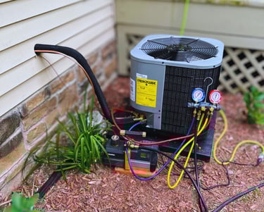 Air Conditioner installed at a residence in Mayville, WI.