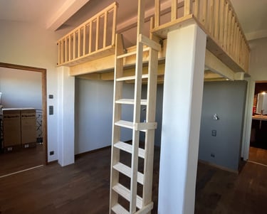 création mezzanine en bois