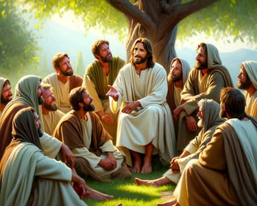 Jesús y sus discípulos