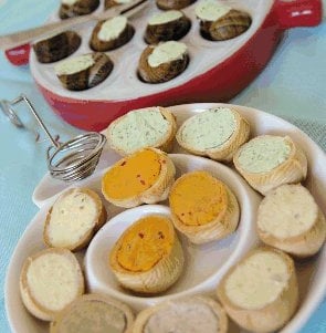 Escargots farcis Cap'Hélix