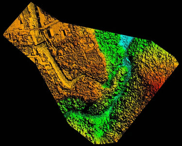 fotogrametria drones aerea mapa topografico termico