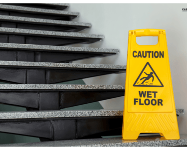 communal area cleaning warning caution wet floor CleanX Pro