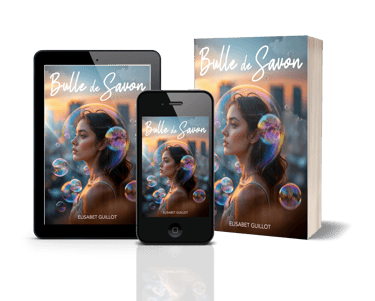 Mockup Biographie : Bulle de Savon - Elisabet Guillot