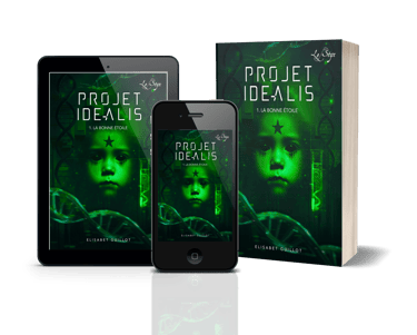 Mockup Projet Idealis tome 1 - Elisabet Guillot