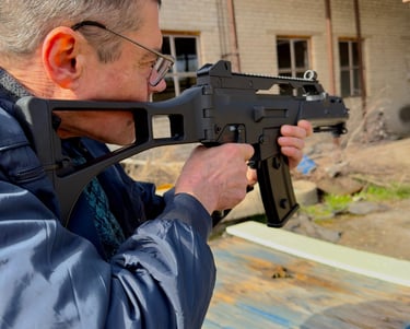 Airsoft pramoga iš arti