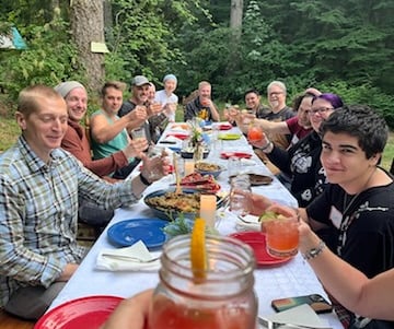 Camp event with Polynesian/Asian-themed farm-to-table dinner and brunch. Healthy & flavor-packed