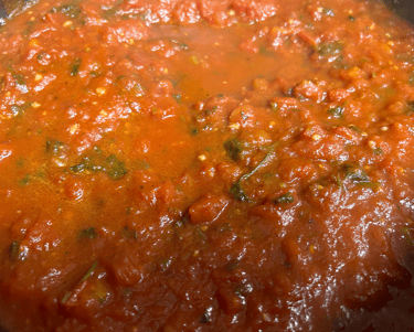 Marinara sauce.