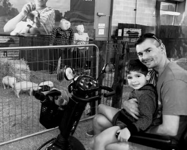 Derek making memories