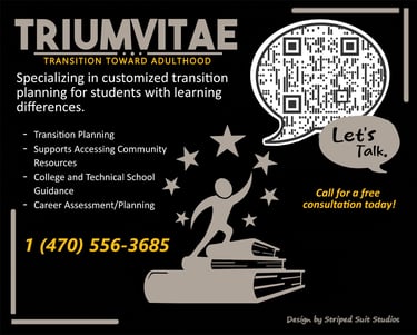 TriumVitae customized transition planning and supports Phone: 470-556-3685