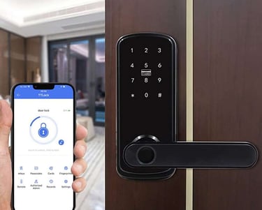 اقفال ذكيه للابواب الحديد الرياض حي الحمراء