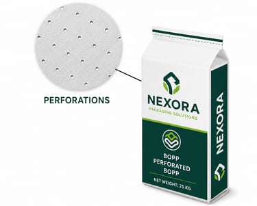 BOPP Woven Perforated Bags - PAXIGEN POLY PACK