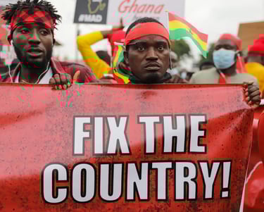 Ghana's fix the county protest