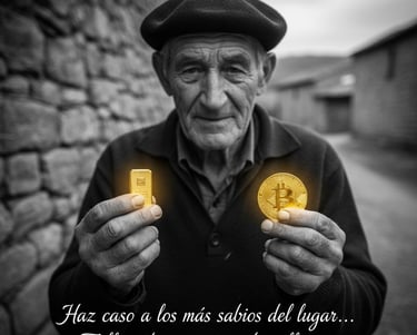 compra de oro y bitcoin