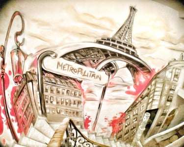 Barth Le Sablier graffiti Paris