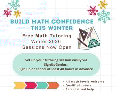 Click to sign up for free math tutoring!