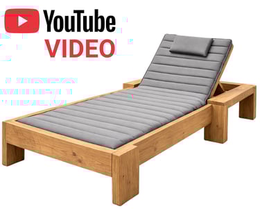 DIY outdoor lounger chair build plans