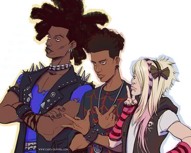 spider punk spider man spider gwen spider woman