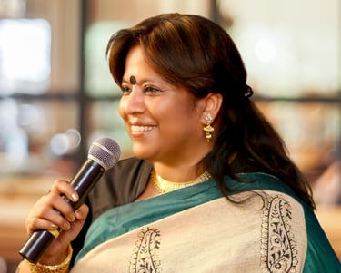 This is Sujata Mukherjee, into Public Speaking