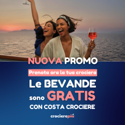 Promo Costa Crociere con bevande incluse gratis