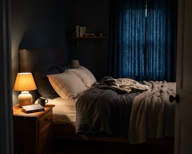 Un dormitorio oscuro y silencioso favorece el sueño