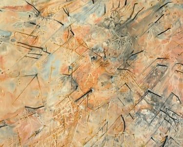 Oil on canvas painting