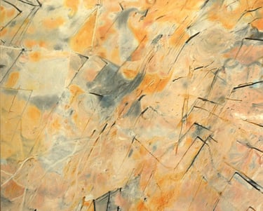 Oil on canvas painting