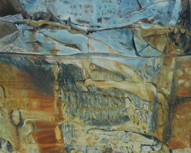 Oil on canvas painting