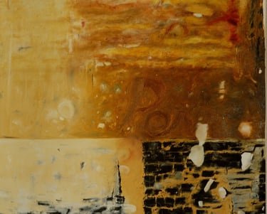Oil and acrylic on canvas painting