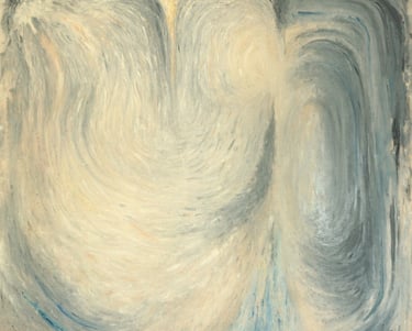 Cloudscape 2. Oil on canvas. 2020. 102 x 102 cms