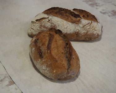 Pain noix, boulangerie mobile Perlimpinpains, St André d'Embrun, Hautes Alpes