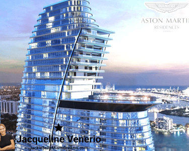 Miami Skyscraper a luxury condo tower in downtown miami, fl. Aston Martin Residences near Brickell