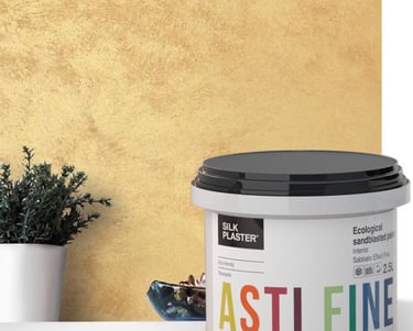 Dekoratyviniai dažai silkplaster perlamutrinis smėlis