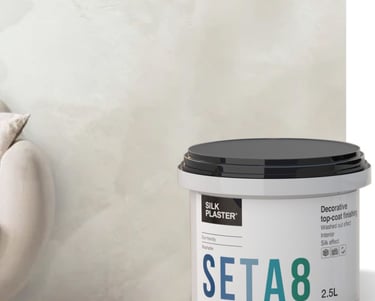 seta8 dekoratyviniai dažai šlapias šilkas