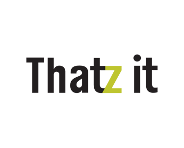 This image is Thatz it's logo
