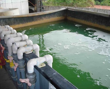 estação de tratamento de efluentes galvânicos