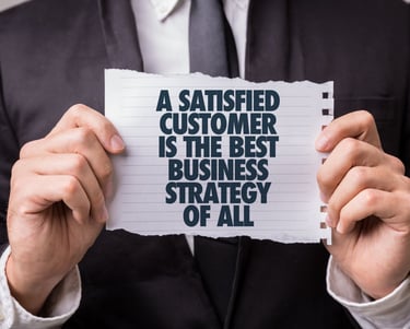 Satisfying customers is our strategy