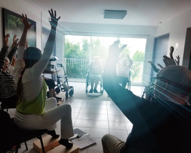 Intervention yoga adapté en EHPAD