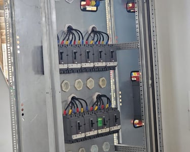 Panel work at warehouse