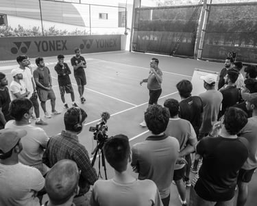 Cesar Performance Coach at GPTCA seminar where he is training coaches