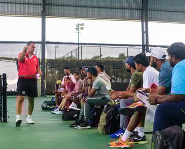 Cesar Performance Coach at GPTCA seminar where he is training coaches