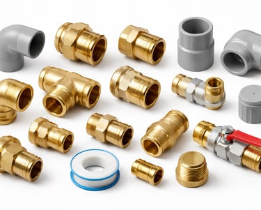 Plumbing pipe fittings for secure and leak-proof connections