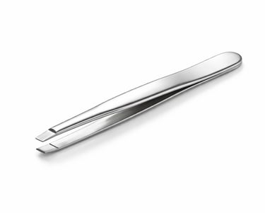 Professional eyebrow tweezers for salon and export use