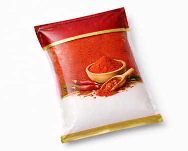 Ground red chilli powder for heat, color, and flavor in food preparation