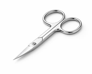 Precision manicure nail scissors made in Pakistan for professional grooming