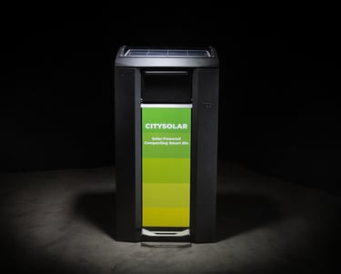 CitySolar išmanioji šiukšliadėžė